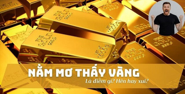 Mơ thấy thỏi vàng